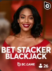 Bet Stacker Blackjack BC Game Ísland game cover