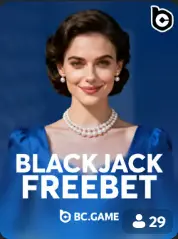 Blackjack Freebet BC Game Ísland game cover