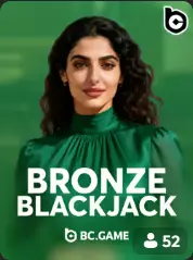 Bronze Blackjack BC Game Ísland game cover