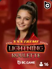 Lightning Roulette BC Game Ísland game cover