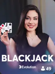 Blackjack Evolution BC Game Ísland game cover