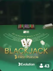 Blackjack First Person BC Game Ísland game cover